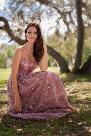 Audrina Gown / MAUVE MULTI