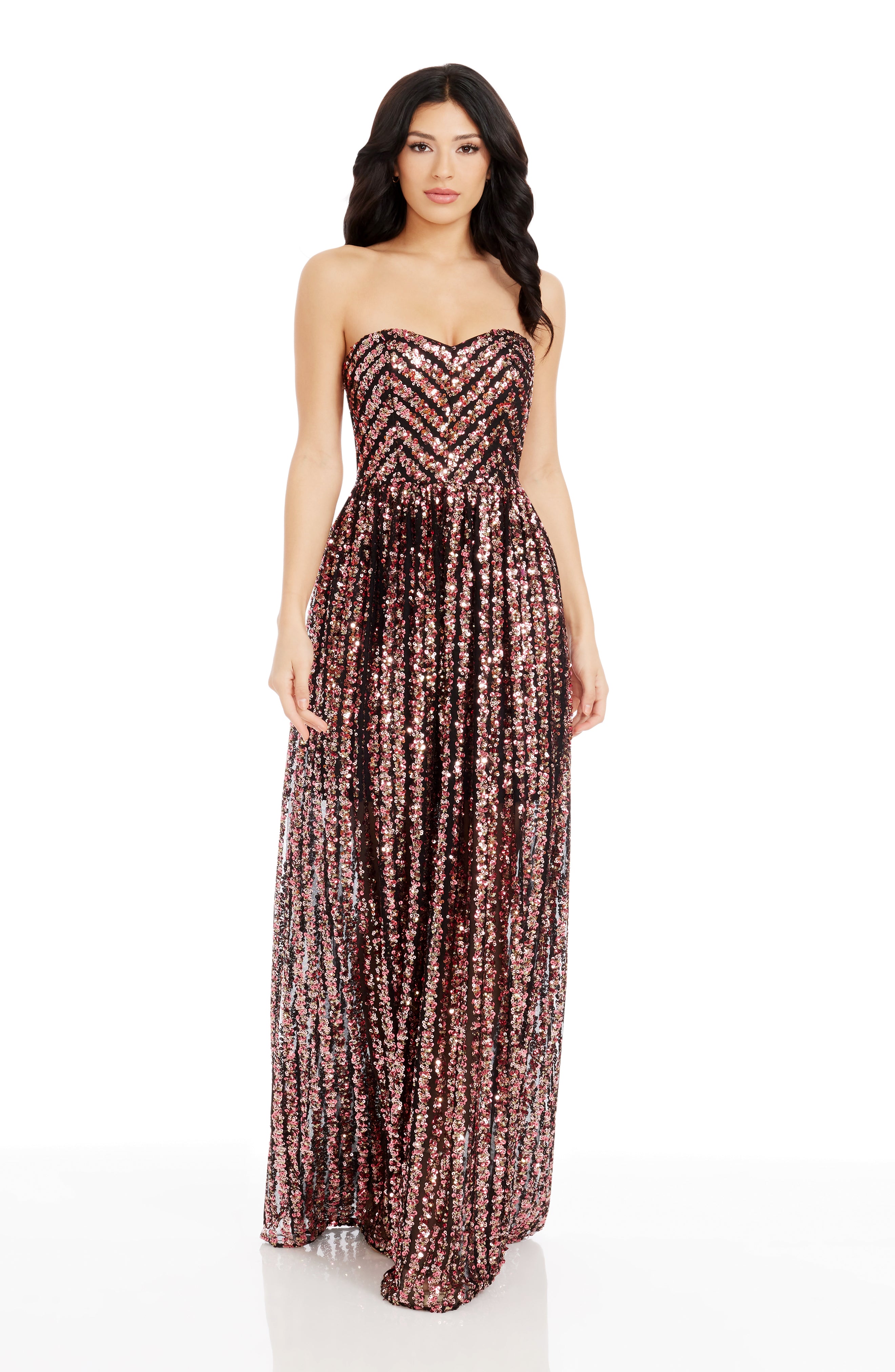 Dress The Population Audrina A-Line Dress