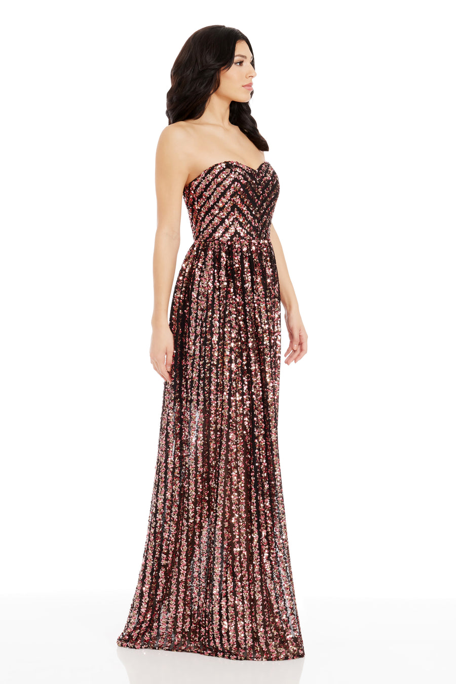 Dress The Population Audrina A-Line Dress