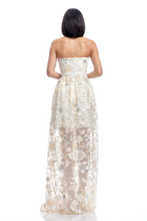 Audrina Dress / Ivory Multi