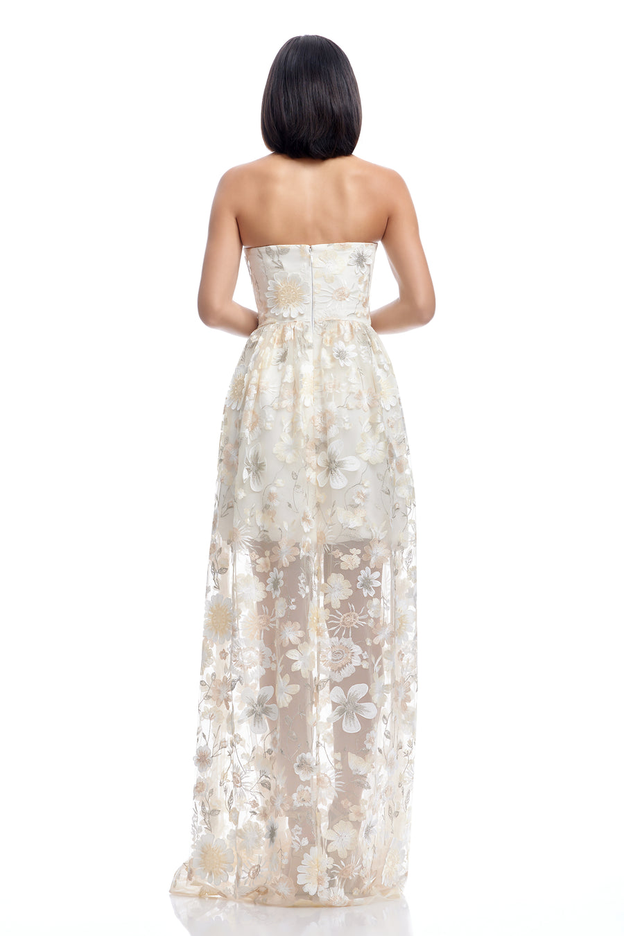 Audrina Dress / Ivory Multi