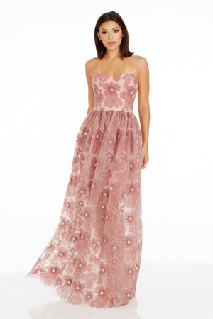 Audrina Gown / MAUVE MULTI