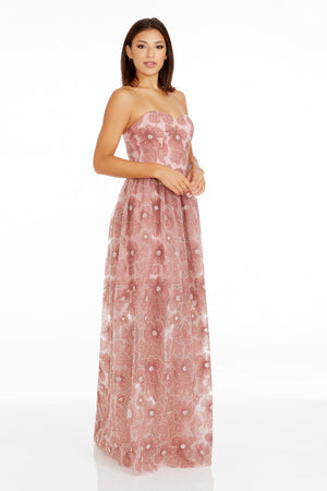 Audrina Gown / MAUVE MULTI