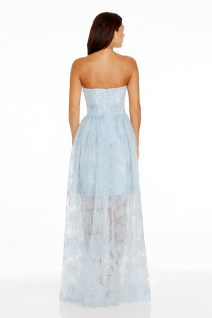 Audrina Gown / PALE BLUE MULTI