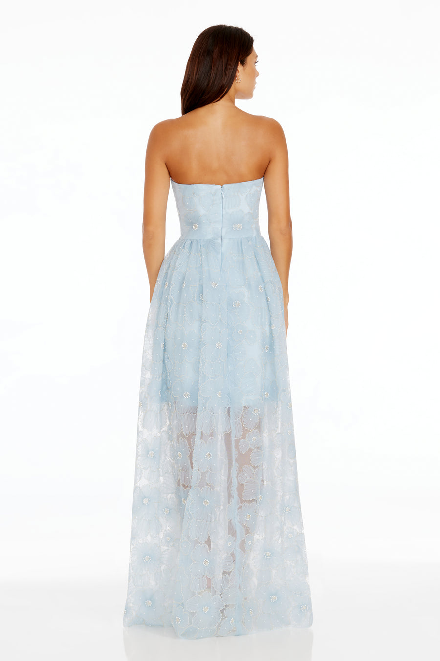 Audrina Gown / PALE BLUE MULTI