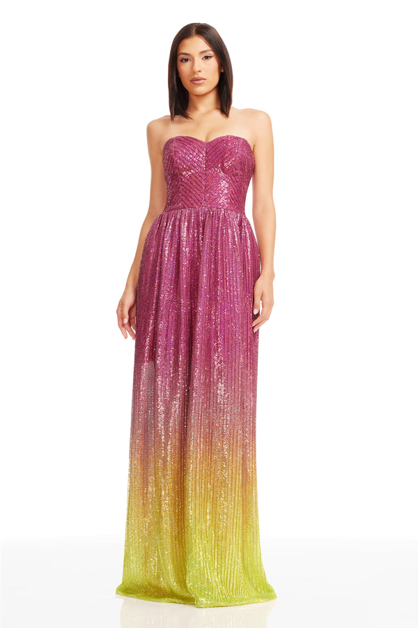 Audrina Gown / RASPBERRY-LEMON