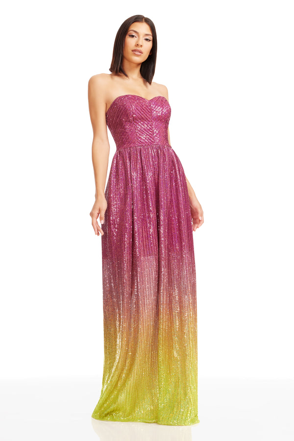 Audrina Gown / RASPBERRY-LEMON