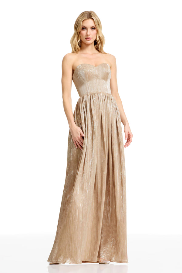 Audrina Dress / CHAMPAGNE