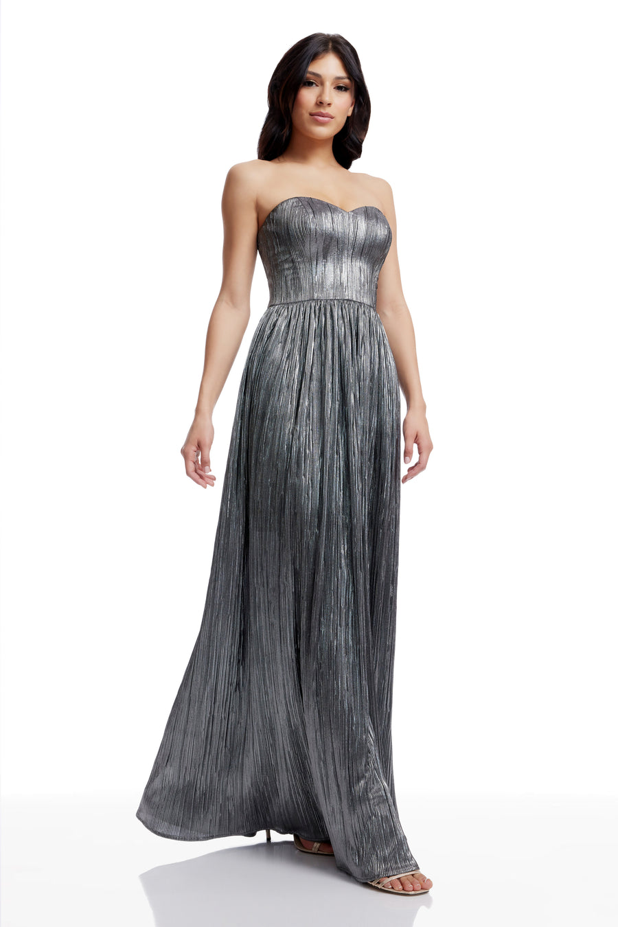 audrina dress the population Dress The Population Audrina Floral Appliqu Fit & Flare Maxi Dress