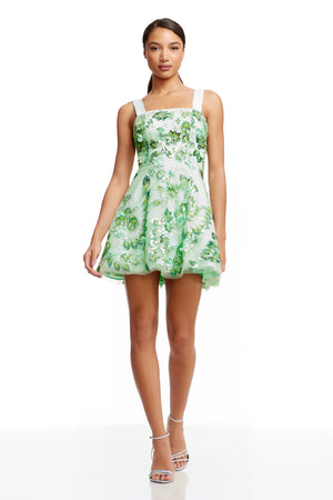 Aurelia Dress / SAGE MULTI
