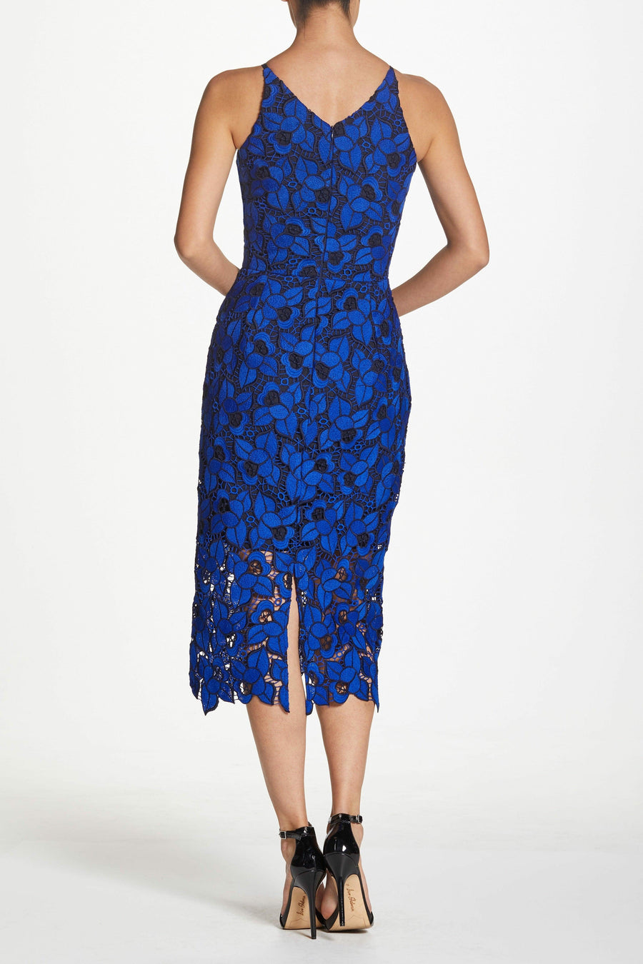 Abril Dress / COBALT/BLACK