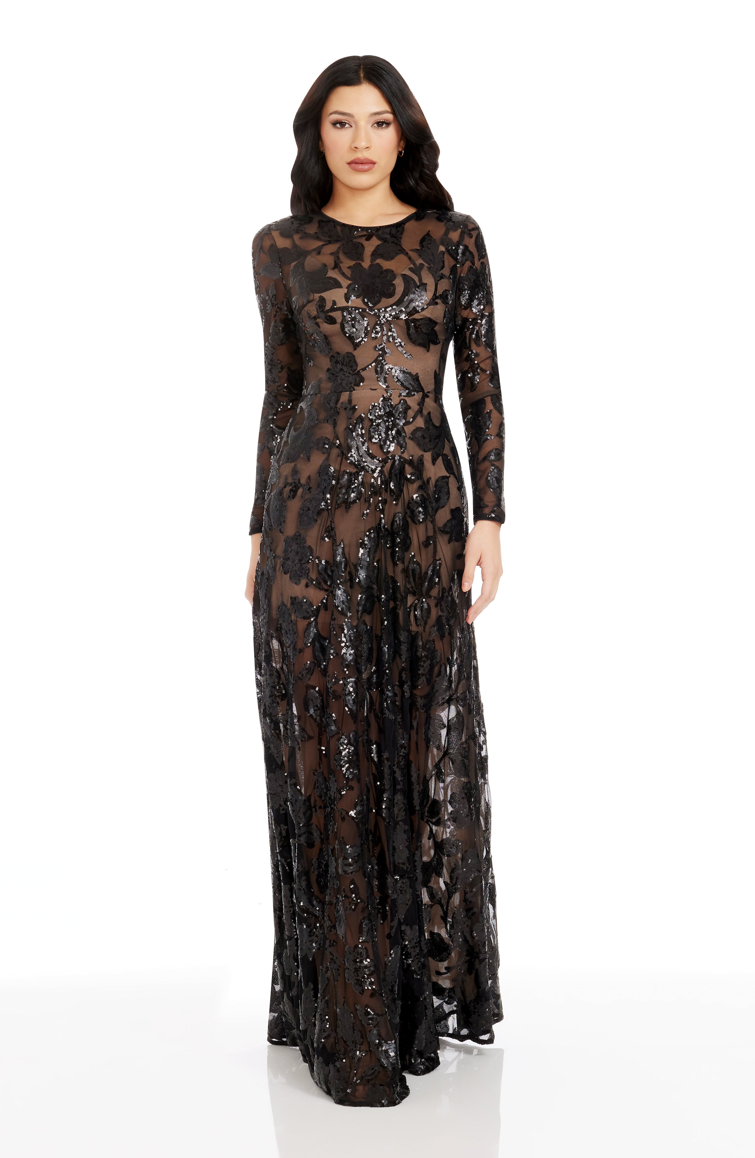 Ava Dress, S / Black-Nude Ava Dress, S / Black-Nude