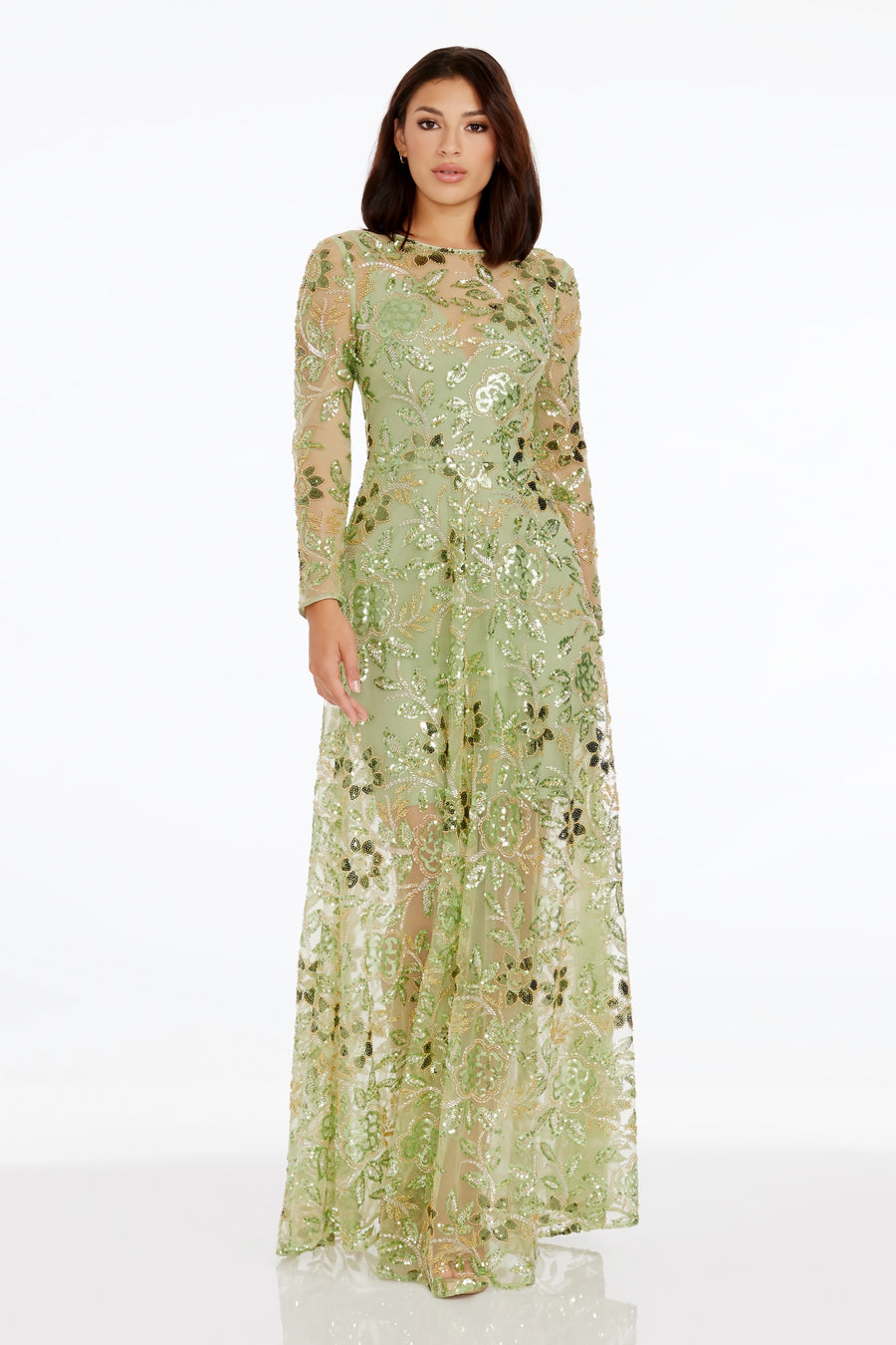 Ava Dress / SAGE MULTI