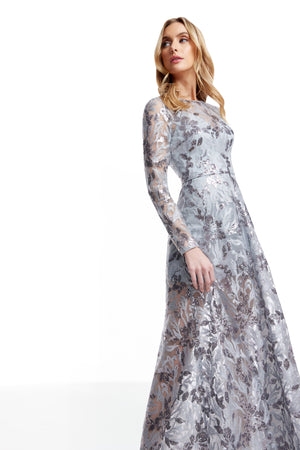 Ava Dress / LIGHT ICE BLUE