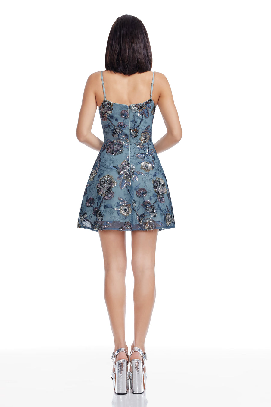 Ayla Dress / GRAPHITE BLUE MULTI