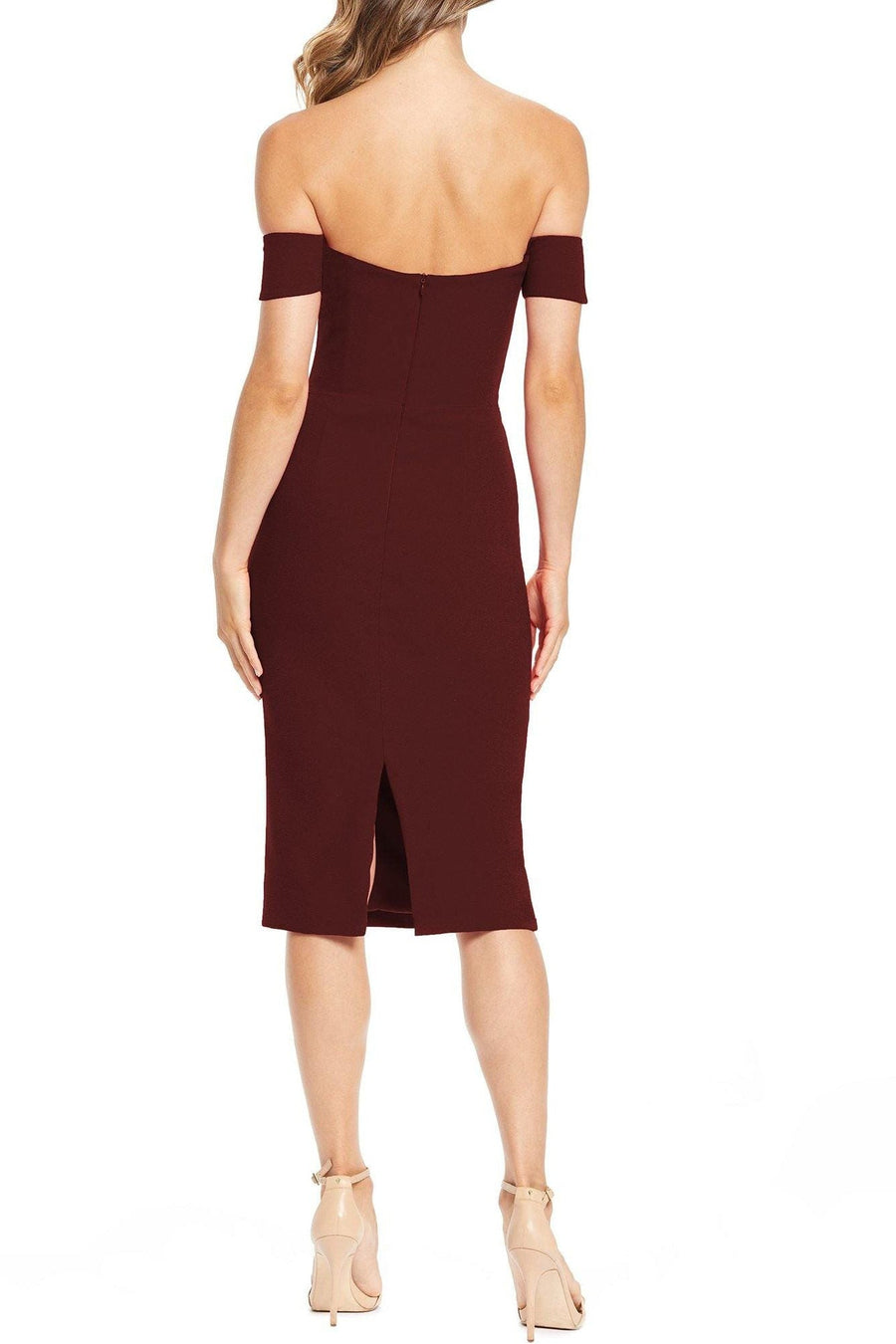 Bailey Dress / BURGUNDY