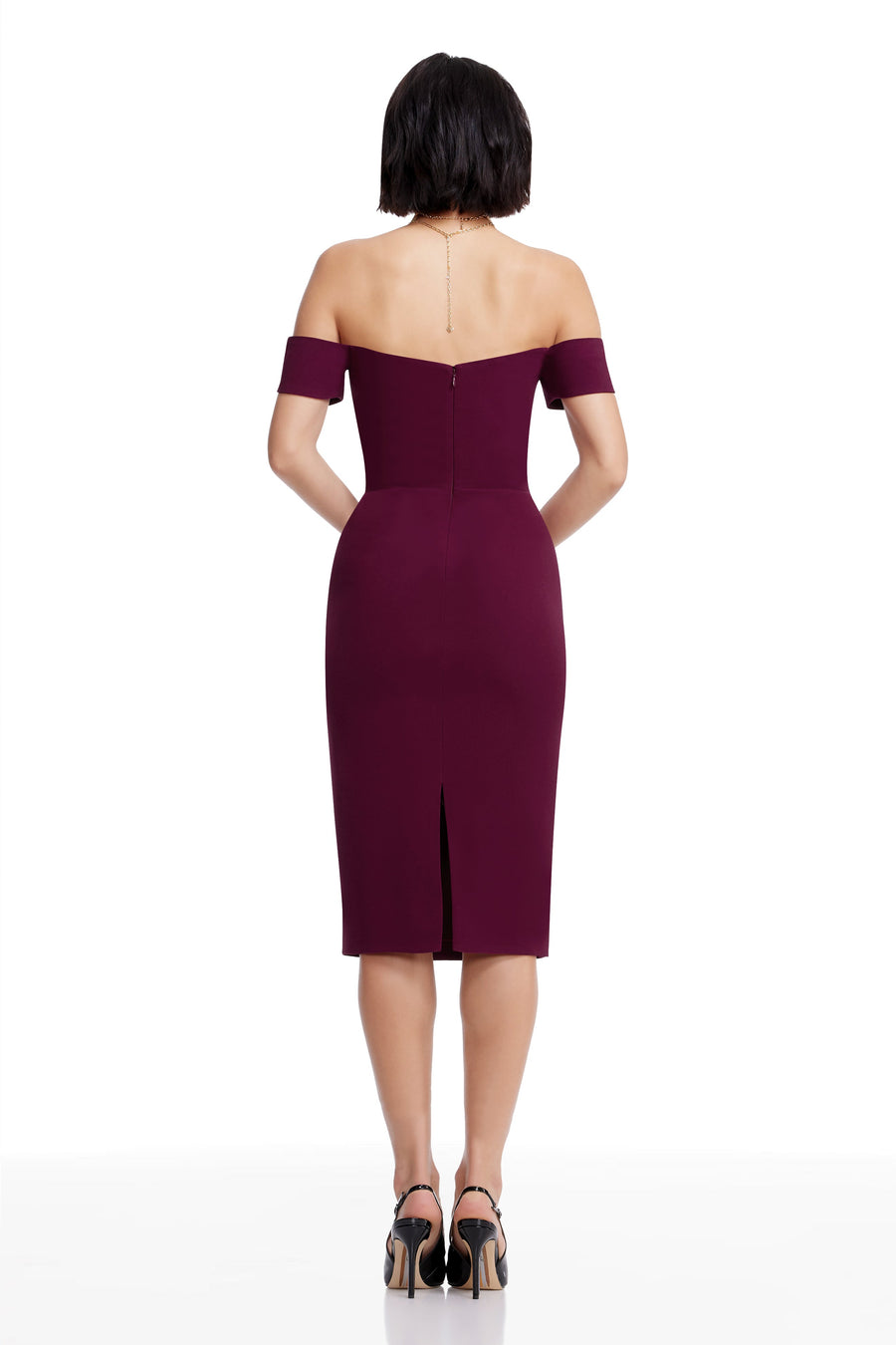 BAILEY DRESS / DARK MAGENTA