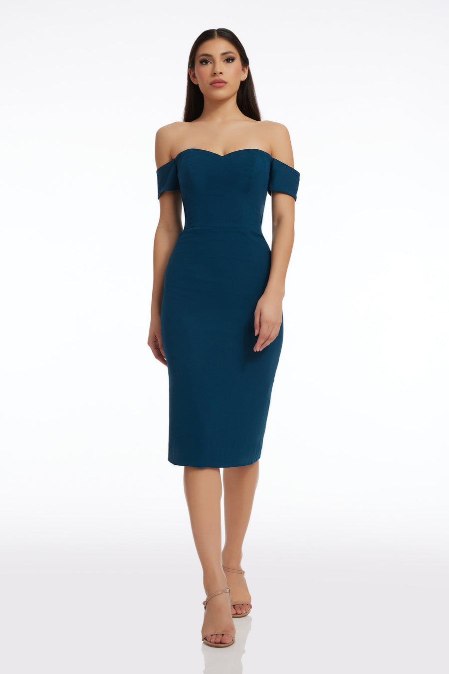 Bailey Dress / PEACOCK BLUE
