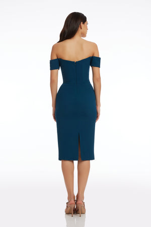 Bailey Dress / PEACOCK BLUE