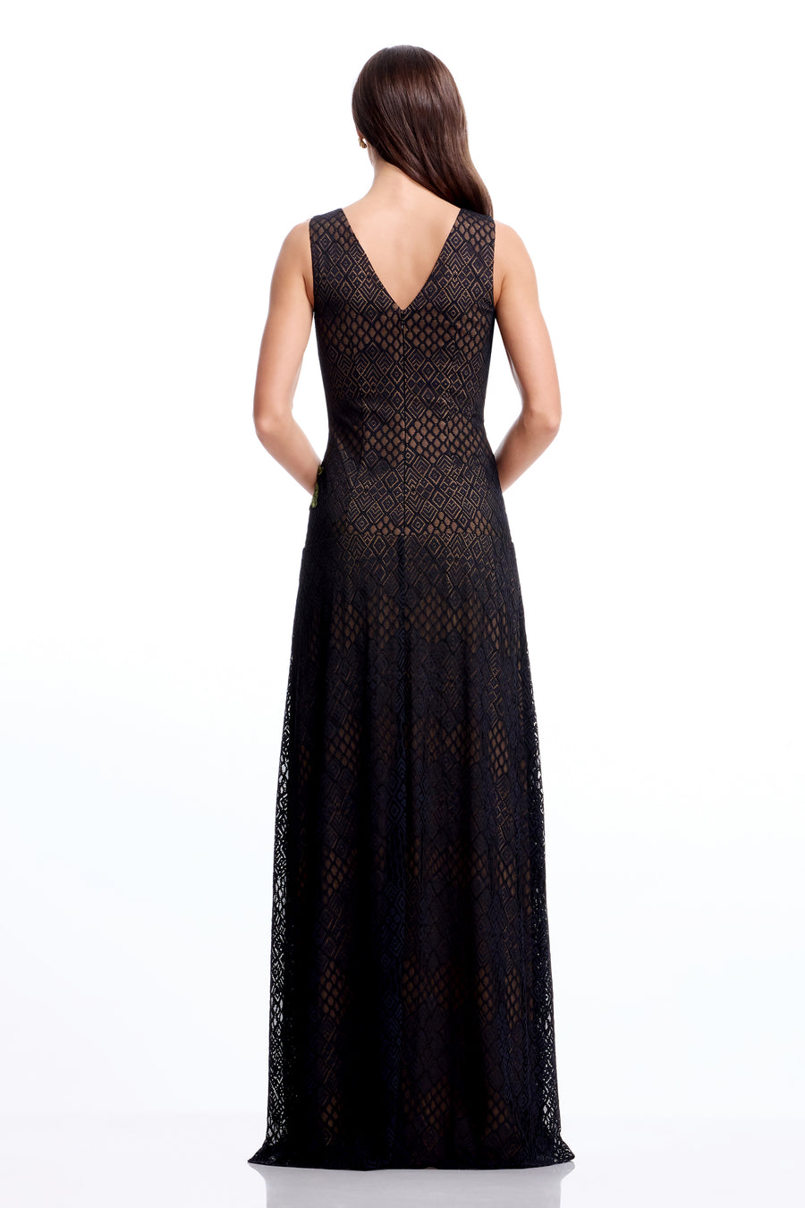 Baylor Gown / BLACK MULTI