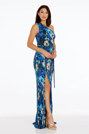 Bella Dress / COBALT MULTI