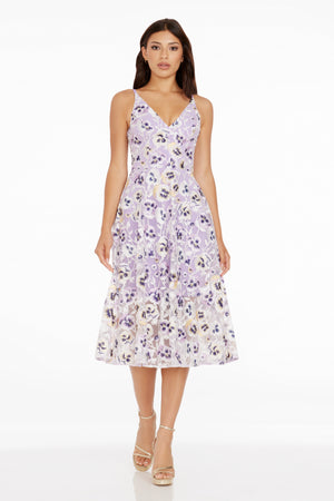 Blair Dress / LAVENDER MULTI
