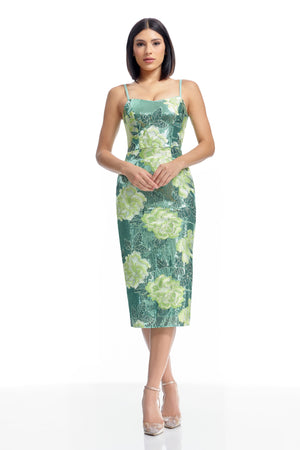 Blakely Dress / Sage Multi