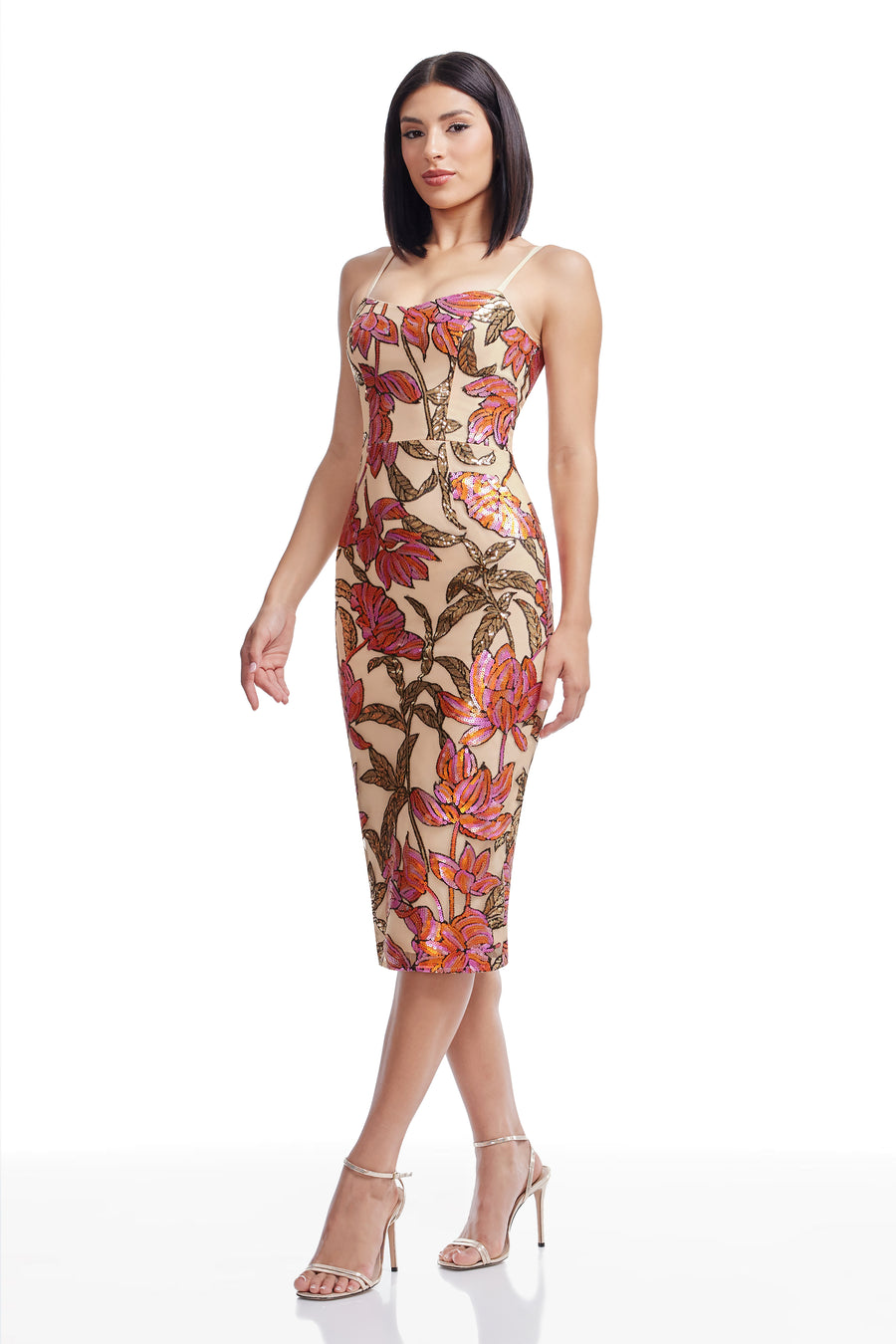 Blakely Dress / BRONZE MULTI