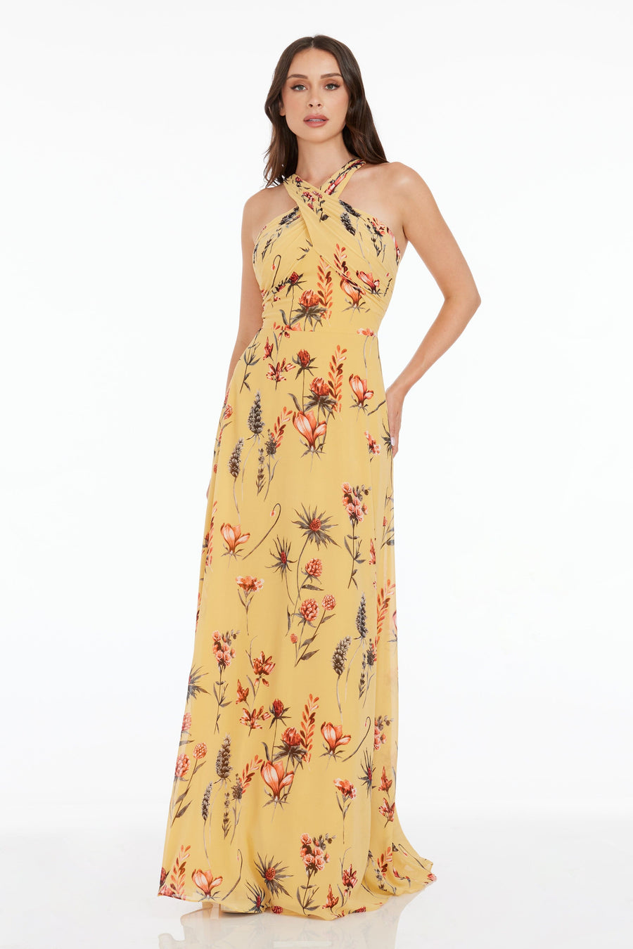 Brenna Dress / CANARY MULTI