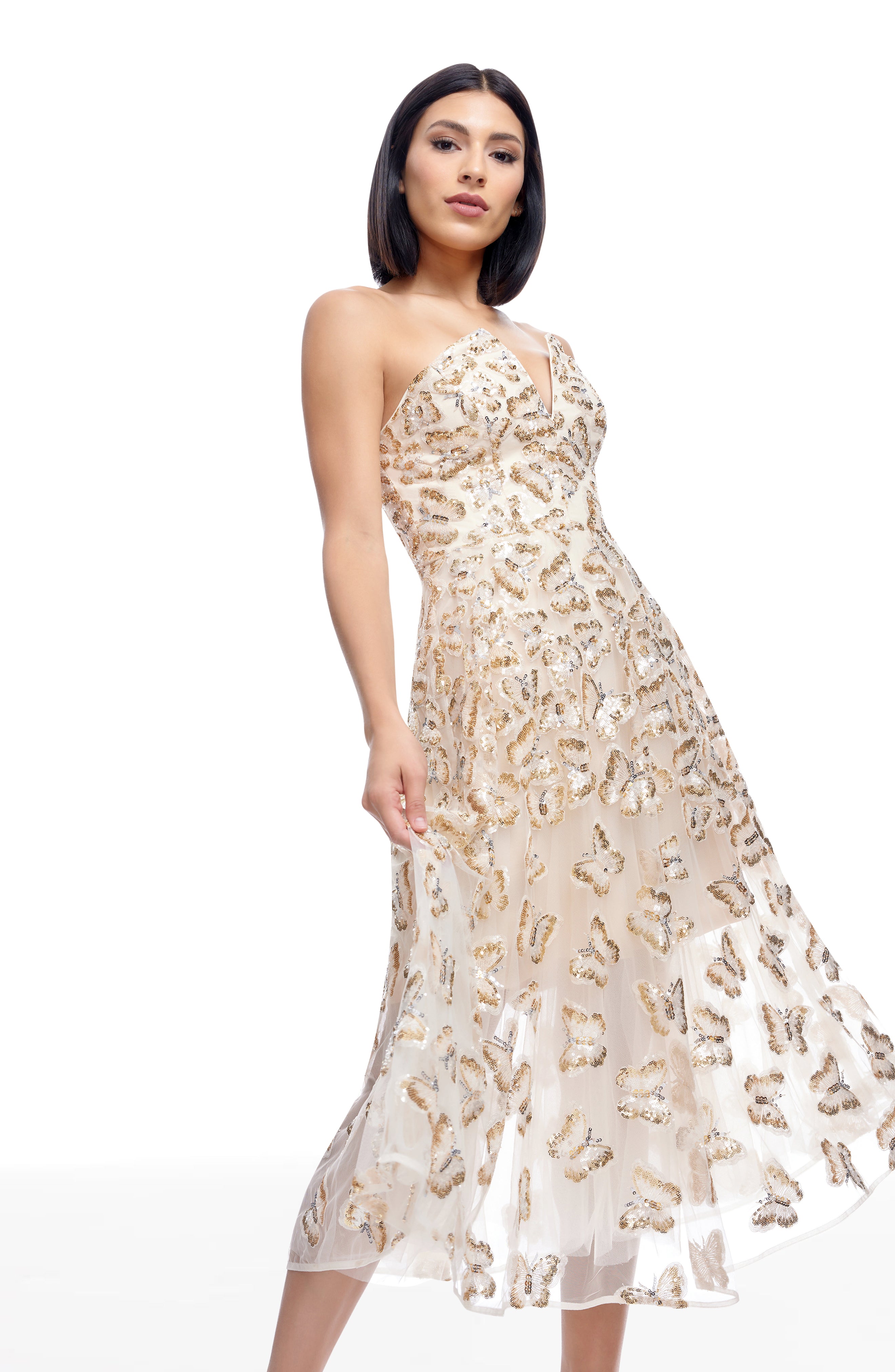 Dress The Population Briella Fit & Flare Dress