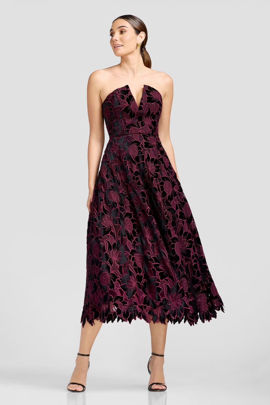 Briella Dress / DEEP PLUM MULTI