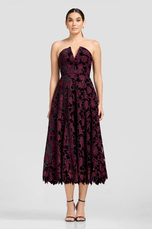 Briella Dress / DEEP PLUM MULTI