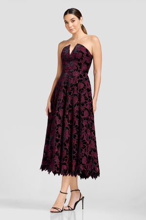 Briella Dress / DEEP PLUM MULTI