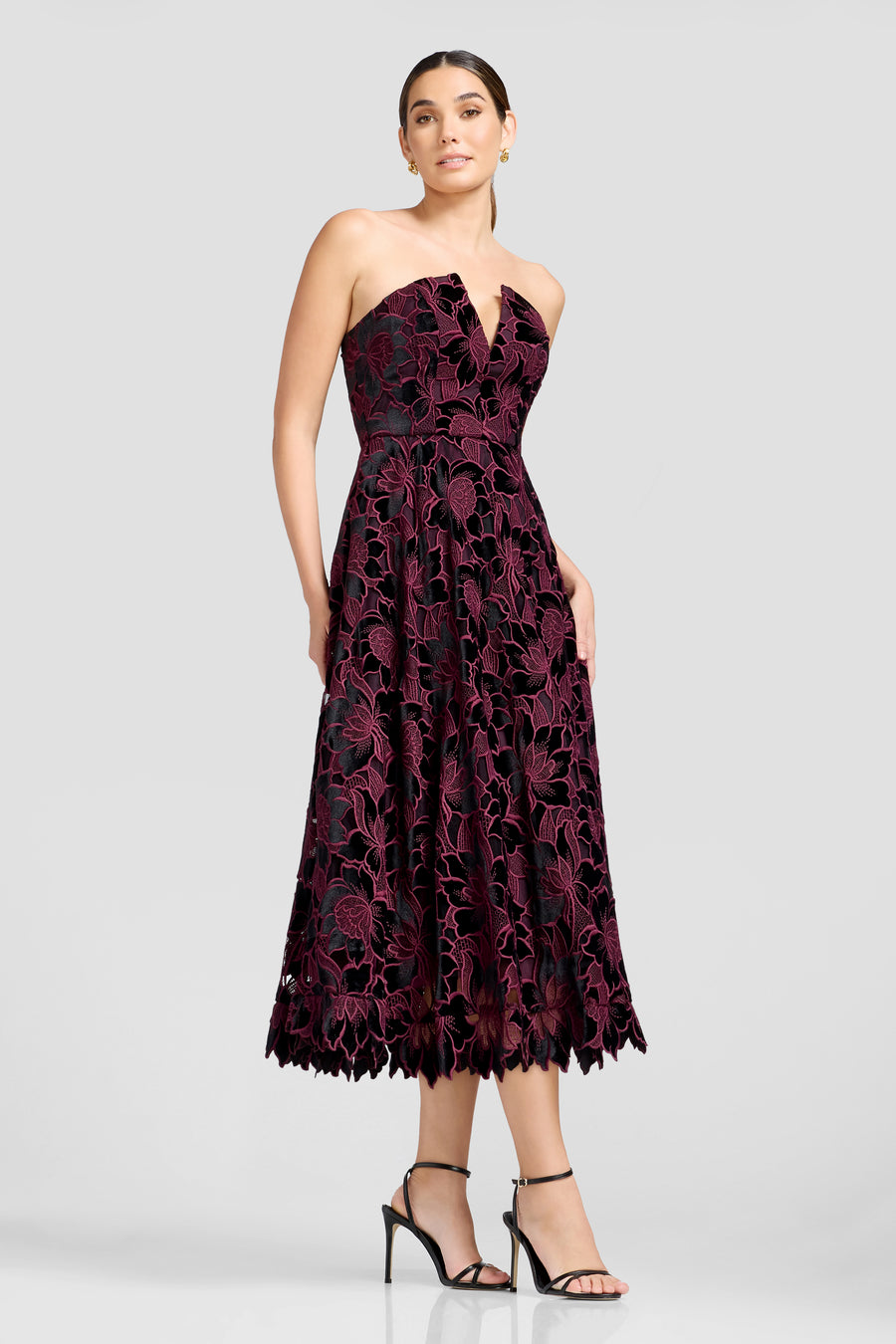 Briella Dress / DEEP PLUM MULTI