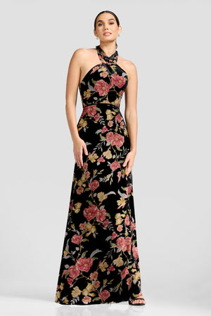 Brighton Dress / BLACK MULTI