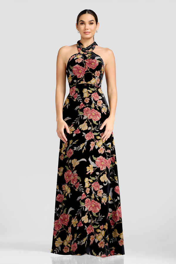 Brighton Dress / BLACK MULTI