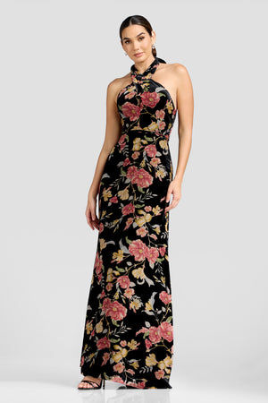 Brighton Dress / BLACK MULTI