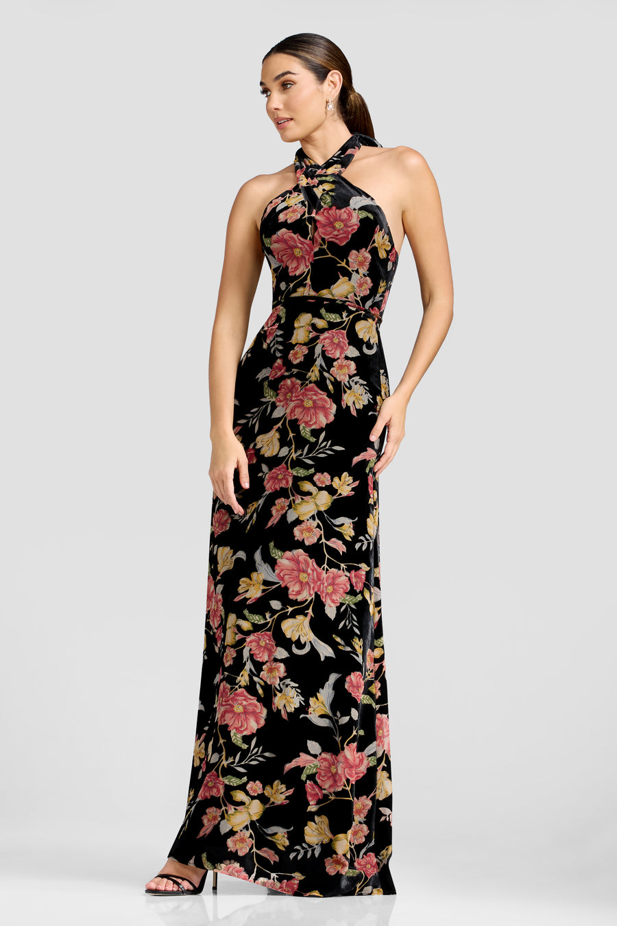 Brighton Dress / BLACK MULTI