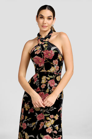 Brighton Dress / BLACK MULTI