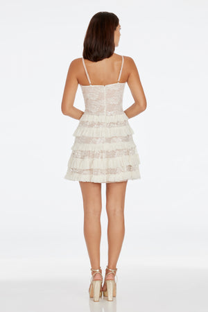 Brynlee Dress / IVORY-NUDE