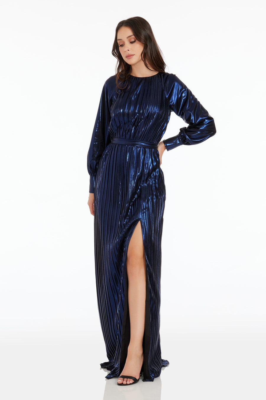Calista Dress / MIDNIGHT BLUE B