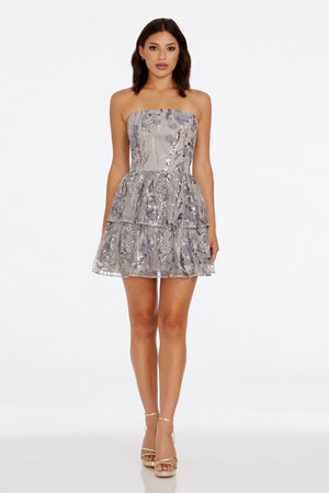 Callie Dress / DOVE MULTI