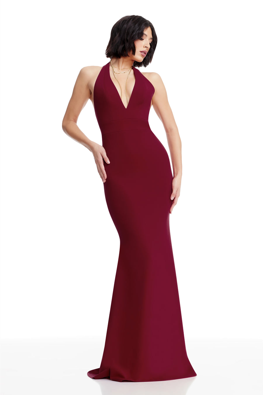 Dress The Population Camden Gown - Red - XXS Dress The Population Camden Gown - Red - XXS