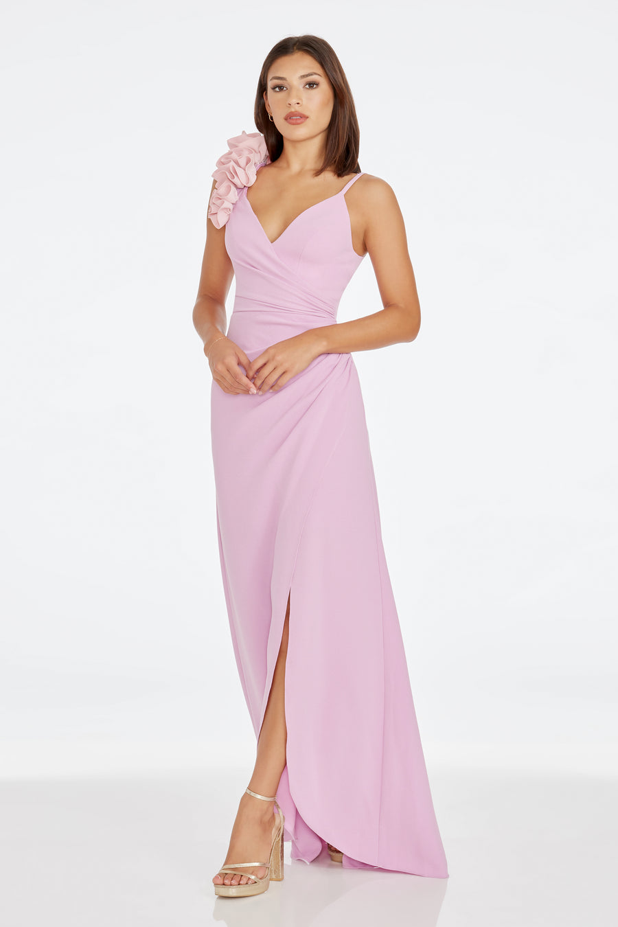 Camelia Gown / LAVENDER-VINTAGE PINK