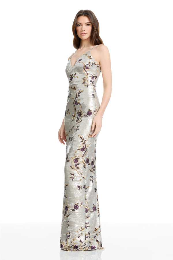 CAMMIE DRESS / PEARL MULTI