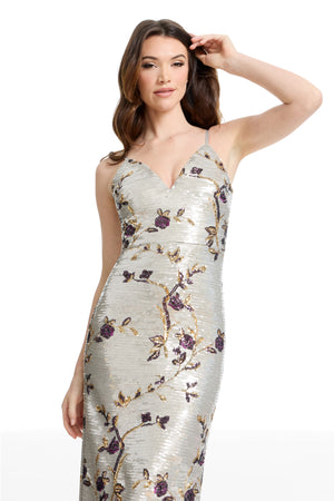 cammie mini dress Commando Cami Slip Caramel line skirt drops from a relaxed waist for a silhouette thats as comfortable as it is cute Dress The Population Cammie Floral
