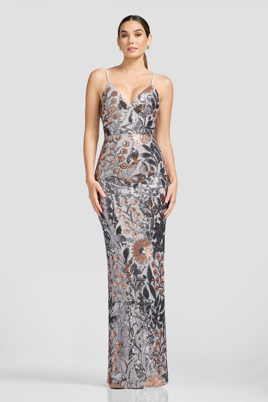 Cammie Dress / SILVER MULTI