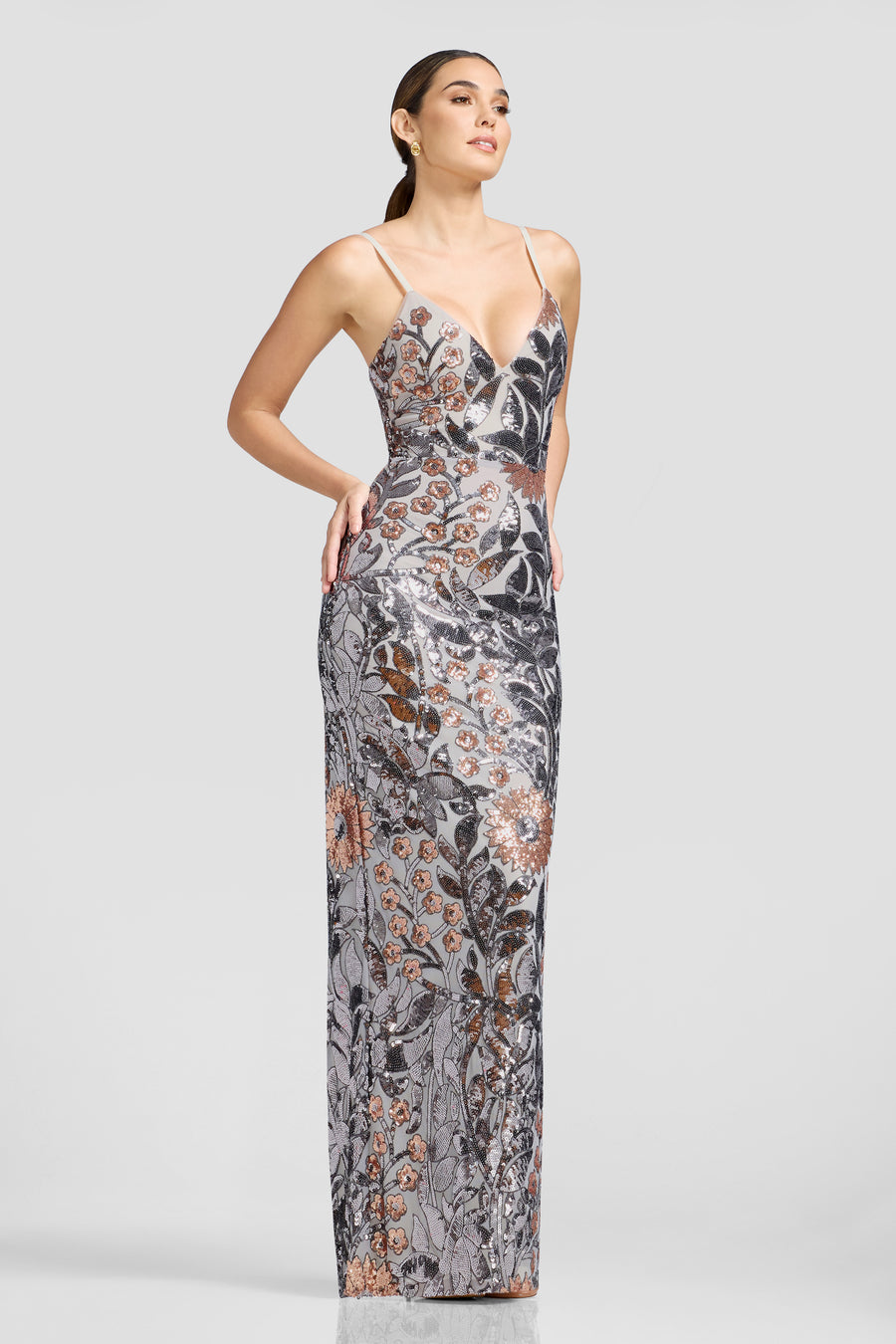 Cammie Dress / SILVER MULTI