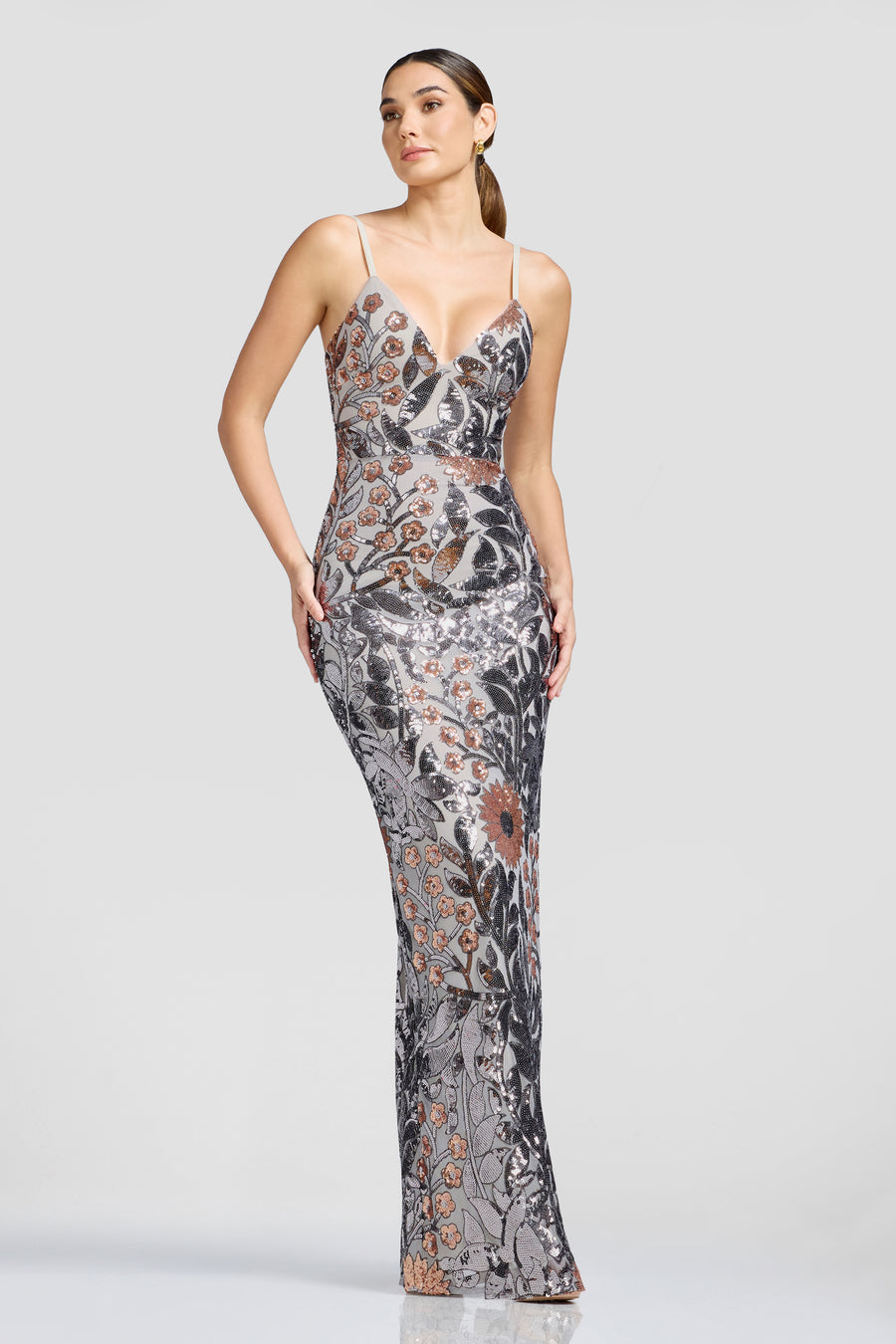Cammie Dress / SILVER MULTI