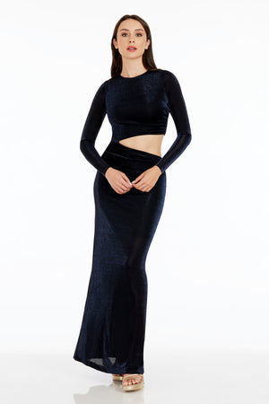 Candace Dress / MIDNIGHT BLUE B